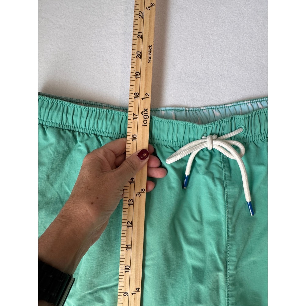 Tommy Bahama Men's XL Turquoise Swim Trunks Cargo Board Shorts Drawstring - Picture 6 of 9
